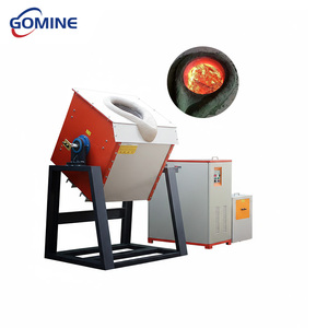 Horno <span class=keywords><strong>de</strong></span> fusión <span class=keywords><strong>de</strong></span> inducción eléctrica <span class=keywords><strong>de</strong></span> platino dorado al vacío con crisol - Product Image 3
