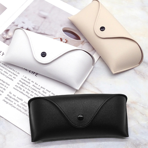 Étui à lunettes en cuir PU avec logo personnalisé <span class=keywords><strong>pour</strong></span> lunettes <span class=keywords><strong>de</strong></span> soleil, fin et portable - Product Image 1