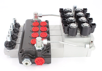 Nouvelle vanne à commande à distance - Vanne à 2 voies 80 lpm (21 gpm) - Vanne hydraulique à commande par joystick pour machines de construction