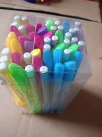 Bolígrafo de Plástico con Logotipo Personalizado SHIRLEY YA, Venta al por Mayor, Tinta Azul de 0.7 mm, Bolígrafo Económico para la Escuela y Oficina con Carpeta