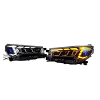 Phares LED Hilux GR 2021-2024 12V 55W 6000K IP67 Étanche Plug-and-Play Angel Eye DRL 10000 Lumens Accessoires Automobiles