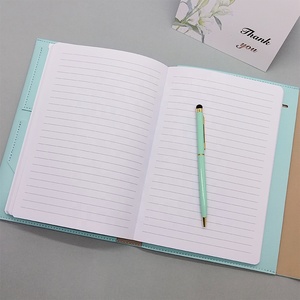 Libreta de Mano A5 de Estilo Moderno Personalizada, Tapa Blanda de Cuero PU, Agenda Portátil con Cierre de Botón y Bolsillo Interior - Product Image 6
