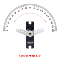 Servomoteur numérique micro JX PDI-1171MG 17g à engrenages métalliques pour pièces de jouets, avions RC fixes, avions RC 3D et aéronefs d'intérieur