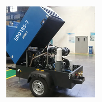Compresseur d'air portable tout-terrain LUY050-7 Altas Copco avec moteur Kubota 180cfm 185 Cfm