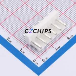 WAFER-VH3.96-6PZZ-W Wire-to-Board Pin Header Through hole Component (THT),P=3.96mm Connector 1x6P 3.96mm Through Hole VH - Product Image 1