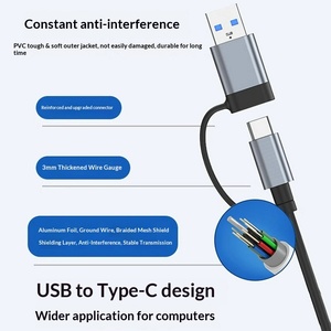 Docking Station in Lega di Alluminio Type-<span class=keywords><strong>C</strong></span>, Hub Multifunzione con 8 Porte, Splitter <span class=keywords><strong>USB</strong></span> ad Alta Definizione e Lettore di Schede - Product Image 5