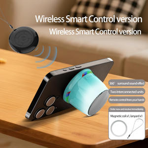 Haut-parleur magnétique sans fil Lulin LP-25262, portable, avec lumières LED, longue autonomie, son HD, design portable, support magnétique - Product Image 5