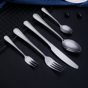 Bán buôn sang trọng bền vững hiện đại PVD <span class=keywords><strong>Flatware</strong></span> <span class=keywords><strong>Set</strong></span> 5 cái chất lượng cao thép không gỉ dao kéo cho nhà hàng khách sạn nhà - Product Image 4