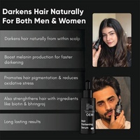 Nouveau Sérum Capillaire Bio Herbal OEM ODM 50ml avec Formule 2-EN-1 pour le Traitement des Cheveux Gris
