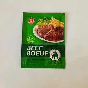 Halal thịt bò bột với 10g gói đóng gói bán buôn