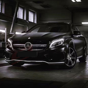 Kit carrosserie GLA45 pour Benz <span class=keywords><strong>GLA</strong></span> X156 Mise à niveau vers <span class=keywords><strong>GLA</strong></span> <span class=keywords><strong>45</strong></span> AMG Diffuseur de grille de pare-chocs avant et arrière Pièces détachées automobiles 2013-2018 - Product Image 2