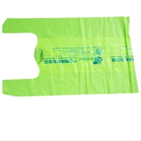 Sac compostable T-shirt Sac à provisions biodégradable pour l'import/export