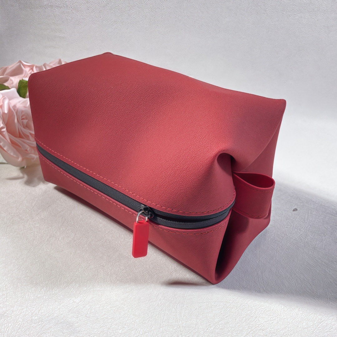 Trousse de toilette pliante-grande taille-rouge-211311 cm