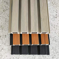 Panneau de bardage extérieur co-extrudé premium pour système de mur d'intimité de jardin à faible coût d'entretien