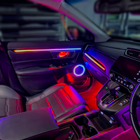 Pour l'éclairage intérieur du CRV, mise à niveau de l'éclairage ambiant lumineux, lumières d'ambiance LED multicolores, symphonie de couleurs, 12V OEM