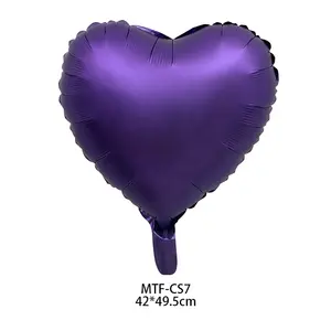 Mtf 2022 18 Inch Effen Kleur Hart Ballons Globos Diy Latex Gratis Chrome Ballonnen Boog Guirlande Kit