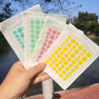357 Parches Hidrocoloides Invisibles para Acné en Forma de Estrella, en Caja de Papel, para Todo Tipo de Piel
