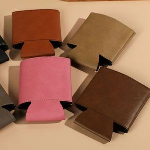 Custom Promotion Printing Laser Drink <b>Can</b> Cooler Insulated Beer Coolers Neoprene PU Leather Sleeve Stubby Holder - Product Image 6