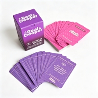 Jeu de cartes pour adultes pour la Saint-Valentin, jeu de boisson pour couples en soirée romantique, cartes en papier artisanal dans un emballage en boîte