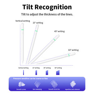 Crayon pour tablette blanche Ipad 9e 10e génération stylo tactile de rejet de paume magnétique stylet actif pour crayon <span class=keywords><strong>Apple</strong></span> Ipad - Product Image 2