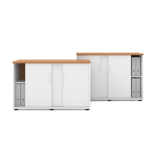 Meuble de rangement latéral en bois de haute qualité pour bureau, dimensions optimisées - Product Image 4