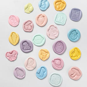 銅製新パターン3Dミニ文学シリーズワックスシールスタンプヘッド - Product Image 5