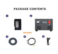 Lámpara UV de 395nm con Enfriamiento por Aire para Impresora UV Epson 4800 7880 9880, Lámpara LED de Curado para Impresora de Piso/Pared, Impresora de Inyección de Tinta en Línea