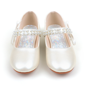 <span class=keywords><strong>Scarpe</strong></span> da ballo per bambine, <span class=keywords><strong>scarpe</strong></span> Mary Jane bianche da principessa con fiocco e perle, novità 2026, per la <span class=keywords><strong>danza</strong></span>, <span class=keywords><strong>scarpe</strong></span> con tacco per bambini - Product Image 3