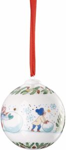 Boules de Noël en céramique personnalisées avec logo, de haute qualité, classiques, en gros, directement de l'usine - Product Image 2