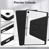 Étui rotatif à 360° pour tablette Samsung Galaxy Tab S11 S10 S9 FE S8 S7 11 pouces, coque pour Galaxy Tab A9 A8 A7 Lite 8.7 S6 10.4