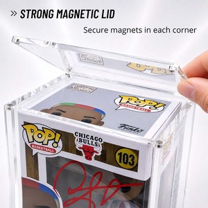 Protector de Funko Pop Personalizado, Caja Acrílica Rígida con Tapa Magnética, Cubierta Gruesa con Diseño Apilable y Protección UV - Product Image 3