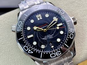 Montre mécanique de luxe de qualité supérieure, étanche, 42 mm, mouvement VS Factory 8800, lunette en céramique noire, cadran noir, 300 m. - Product Image 2