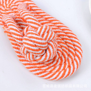 Jouet à mâcher pour animaux de compagnie Molar Knot, corde verte et blanche, pantoufle, nettoyage des dents, jouet durable pour chien - Product Image 3