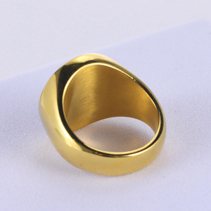 กุญแจสแตนเลสชุบทองแหวนตราโซโลมอนสไตล์พังค์ความมั่งคั่งของผู้ชายและเครื่องประดับเครื่องรางนำโชค - Product Image 3