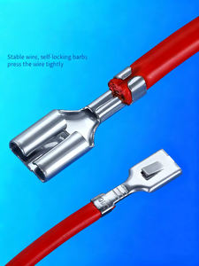 制造商定制电子2.8mm 4.8mm 6.3mm电缆带端子连接器线束 - Product Image 2