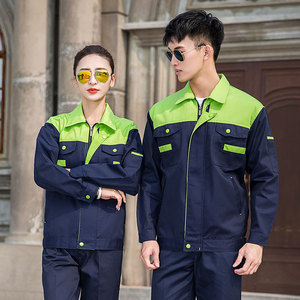 Uniformes de poliéster puro para hombres para trabajo pesado con diferentes colores Ropa de trabajo de construcción industrial Overol - Product Image 5
