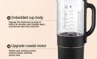 Blender Otomatis 1650ml 12 Mata Pisau untuk Almond Oat Kedelai 13 dalam 1 untuk Sup Jus dengan Fitur Delay Start, Perebus Air, Penghangat, dan Pembersihan Otomatis