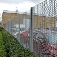 Panneaux de clôture en treillis soudé haute sécurité, anti-effraction, anti-coupure, à vue claire, revêtement poudré, pour maisons