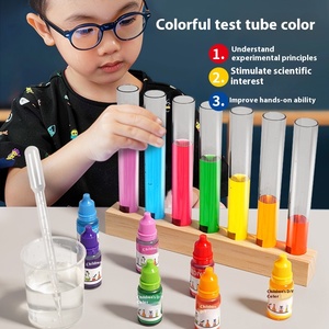 Genç çocuk renkli DIY bilim deney seti üç birincil ahşap <span class=keywords><strong>Test</strong></span> tüpü kök eğitici müzikli oyuncak sınır ötesi öğretim - Product Image 5