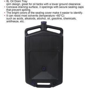 ถังน้ำมันเครื่องหล่อเย็นเครื่องยนต์พลาสติกแบบพกพาเครื่องยนต์รถมอเตอร์ไซด์ - Product Image 2