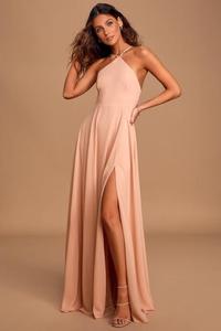 Nouveau Design WomenAbsolutely Breathtaking Blush Pink Maxi Dress <span class=keywords><strong>Robe</strong></span> de <span class=keywords><strong>Demoiselle</strong></span> <span class=keywords><strong>d</strong></span>'<span class=keywords><strong>Honneur</strong></span> - Product Image 3