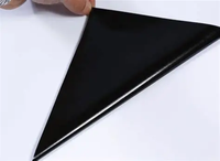 Rouleau de vinyle auto-adhésif pour voiture, épaisseur moyenne, noir brillant ou mat, imprimable à l'encre éco-solvant, résistant à l'eau, vente en gros pour covering de véhicules
