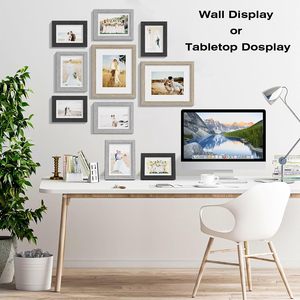 Picture <strong>Frames</strong> Collage Wall Decor <strong>Gallery</strong> Wall <strong>Frame</strong> <strong>Set</strong> for Wall or Tabletop Display - Product Image 6