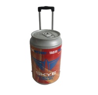 Refroidisseur de glace 19L OEM glacière chariot à glacière avec roues garder article de refroidissement coffre avec logo promotion refroidisseur de nourriture
