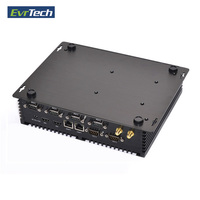 Mini pc industriel sans ventilateur, avec processeur I3/I5/I7, wi-fi, 24/7, avec 6COM,8usb et 2 Lan