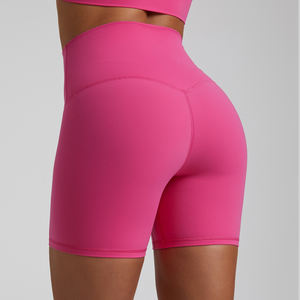 SHINBENEスーパークラウド6 "ナイロンバイカーショーツハイウエストYヒップラインスポーツジムショーツ女性用 - Product Image 4