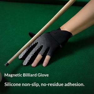 Gants de billard en polyester pour salle de jeux et activités de plein air, 3 doigts, extensibles, tailles SML, antidérapants, pour usage récréatif - Vente en gros - Product Image 1