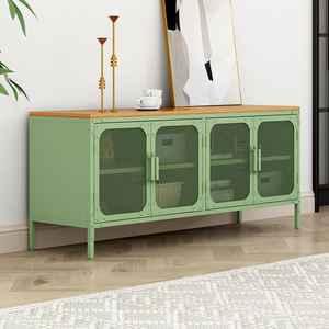 Di alta qualità pratico acciaio TV Stand libreria allungabile netto porta Display per sala da pranzo ingresso soggiorno moderno Hotel Cabinet - Product Image 2