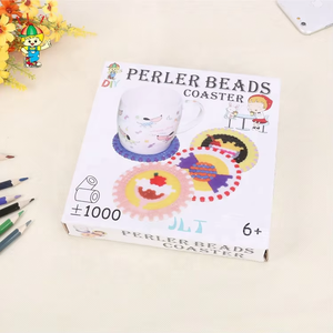 Hama perler ลูกปัดของเล่นเพื่อการศึกษาของเด็กที่รองแก้วพร้อมอุปกรณ์เสริมทำจาก EVA ดีไซน์ใหม่ - Product Image 4