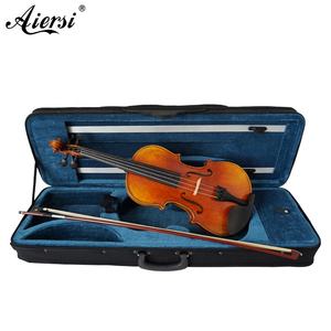 Violon antique professionnel 4/4 avancé, artisanat <span class=keywords><strong>italien</strong></span>, instruments à cordes, fabriqué à la main, brun huile, avec étui, colophane et archet - Product Image 4